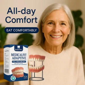 SmileFitPro® – 𝐌𝐞𝐝𝐢𝐜𝐚𝐥𝐅𝐢𝐭 𝐀𝐝𝐚𝐩𝐭𝐢𝐯𝐞 𝐃𝐞𝐧𝐭𝐮𝐫𝐞𝐬🦷Suitable for all mouth shapes, perfect fit🦷(⏰Limited time 50% off, last 30 minutes⏰)
