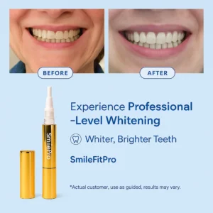Extra-Strength Teeth Whitening Serum Pen + Dual-Peroxide Formula & Xylitol