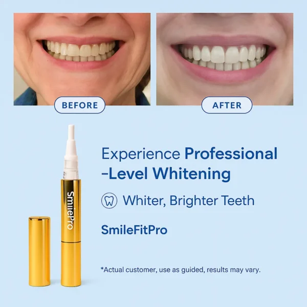 Extra-Strength Teeth Whitening Serum Pen + Dual-Peroxide Formula & Xylitol