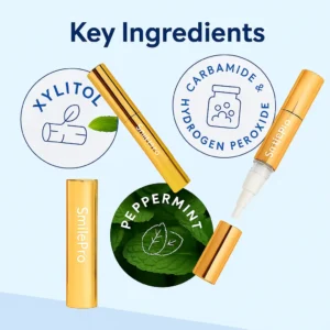 Extra-Strength Teeth Whitening Serum Pen + Dual-Peroxide Formula & Xylitol