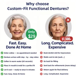 【Official Brand Store】Custom-Fit Functional Dentures