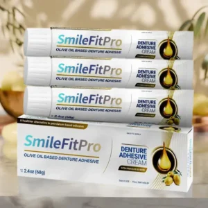 SmileFitPro™ Olive Oil Denture Adhesive Cream