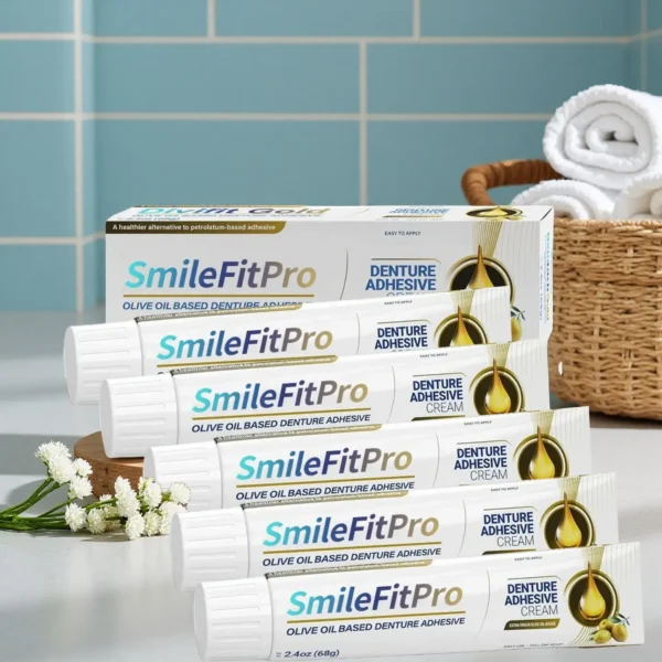 SmileFitPro™ Olive Oil Denture Adhesive Cream