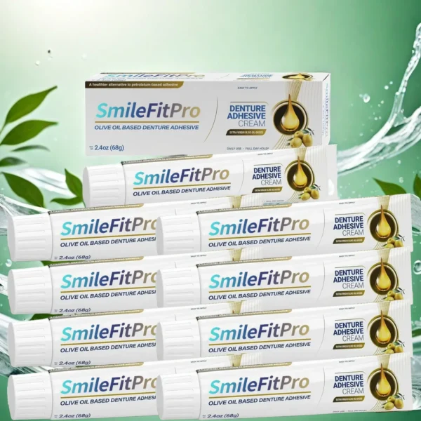SmileFitPro™ Olive Oil Denture Adhesive Cream