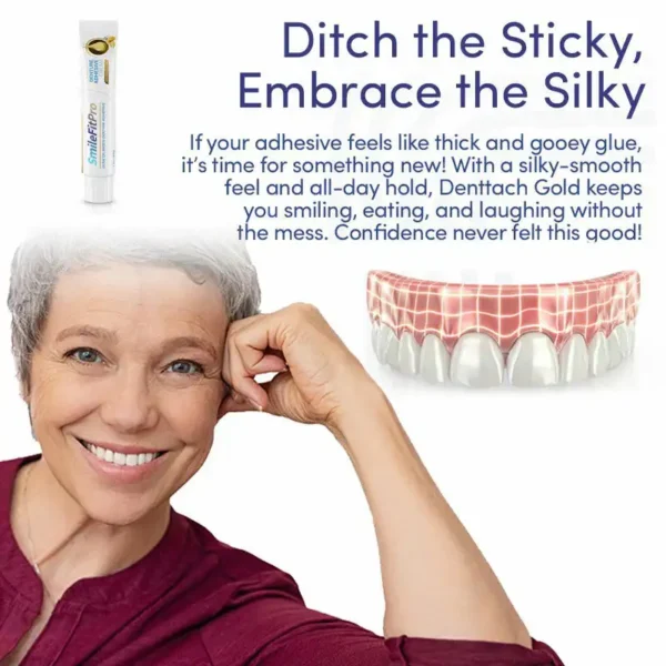 SmileFitPro™ Olive Oil Denture Adhesive Cream