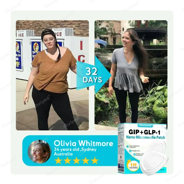 𝐎𝐮𝐫𝐥𝐲𝐚𝐫𝐝® 𝐆𝐈𝐏 + 𝐆𝐋𝐏-𝟏 𝐏𝐚𝐭𝐜𝐡 ✅1 Patch/Week | Support Blood Sugar & Weight • Feel the Difference in 7 Days