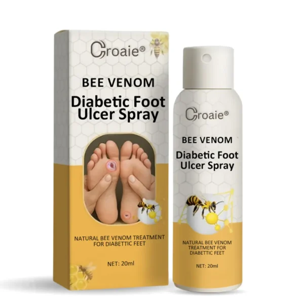 🌟 Official Store | Croaie® Bee Venom Diabetic Foot Ulcer Spray