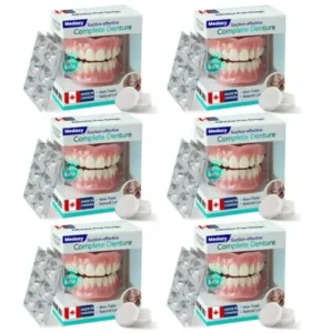 ✅ Proudly made and shipped from Canada| Medazy® Suction-fit Complete Denture 🦷🍎🍏