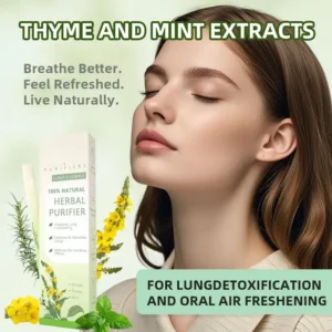 Breathe Qooes™ Mullein Relaxation Stick – Instant Lung Relief, Detox & Fresh Breath in Seconds!