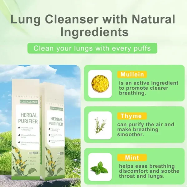 Breathe Qooes™ Mullein Relaxation Stick – Instant Lung Relief, Detox & Fresh Breath in Seconds!