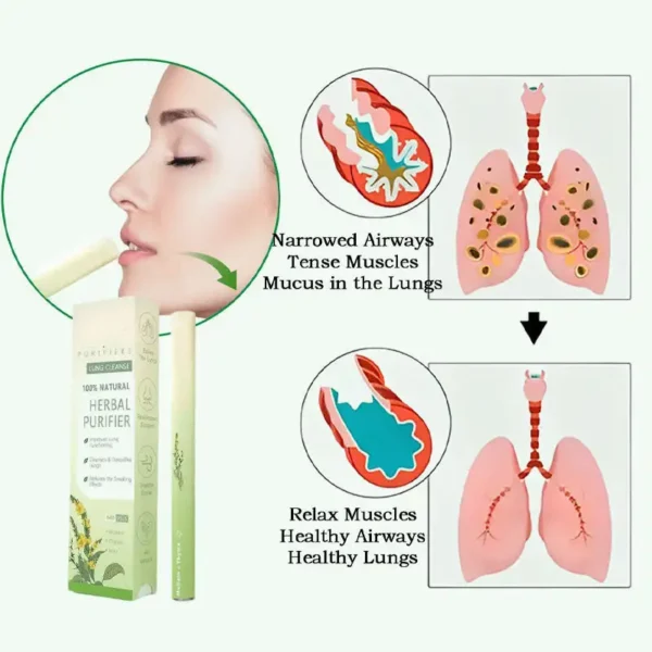 Breathe Qooes™ Mullein Relaxation Stick – Instant Lung Relief, Detox & Fresh Breath in Seconds!