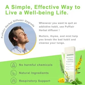 Breathe Qooes™ Mullein Relaxation Stick – Instant Lung Relief, Detox & Fresh Breath in Seconds!