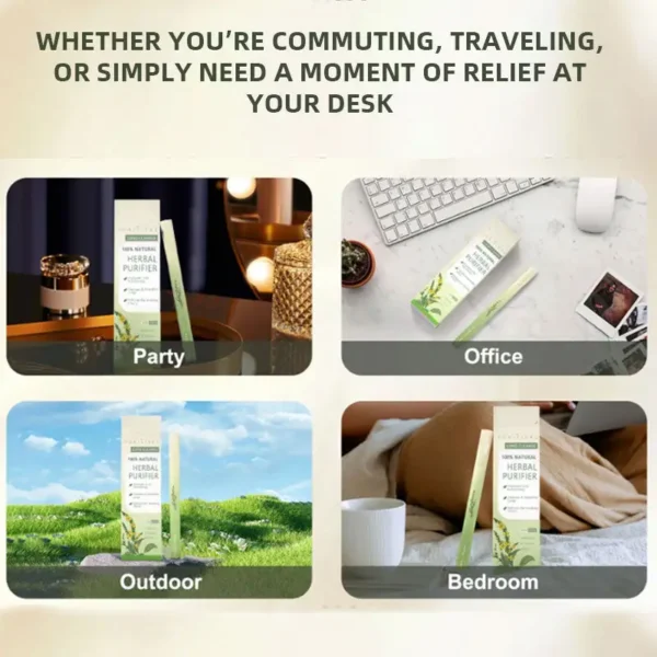 Breathe Qooes™ Mullein Relaxation Stick – Instant Lung Relief, Detox & Fresh Breath in Seconds!
