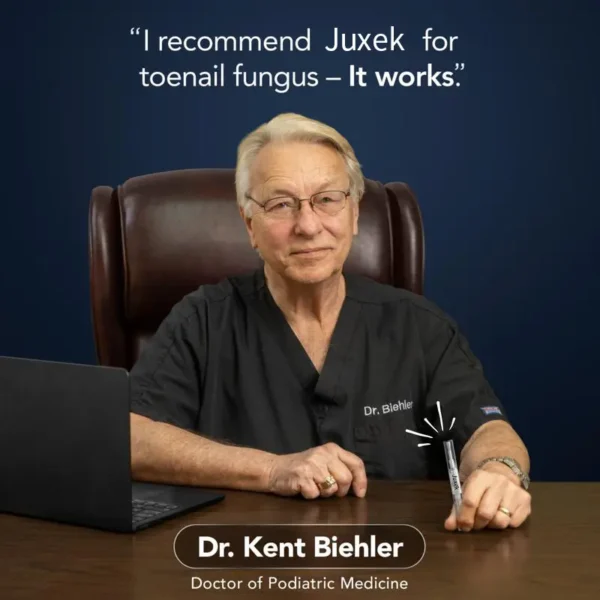 Juxek Toenail Fungus Pen - UNDECYLENIC ACID 25% - Daily Solution for Brittle & Thickened Nails