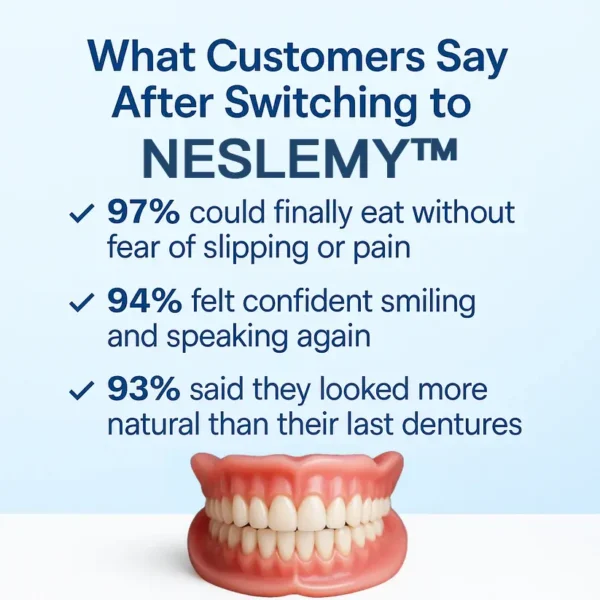 NESLEMY™ Custom-Fit Functional Dentures - Perfectly Fitted in Minutes at Home
