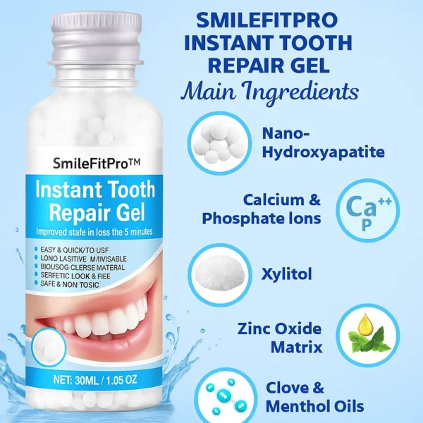 🦷SmileFitPro™ Instant Tooth Repair Gel – No Drills, No Pain, Fast at Home Fix!