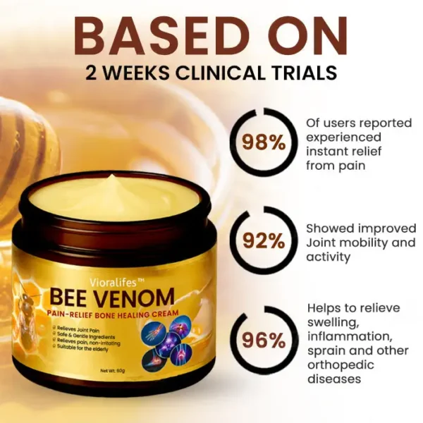 Vioralifes™ Bee Venom Pain-Relief Bone Healing Cream⚡Approved by the American Academy of Orthopaedic Surgeons (AAOS)