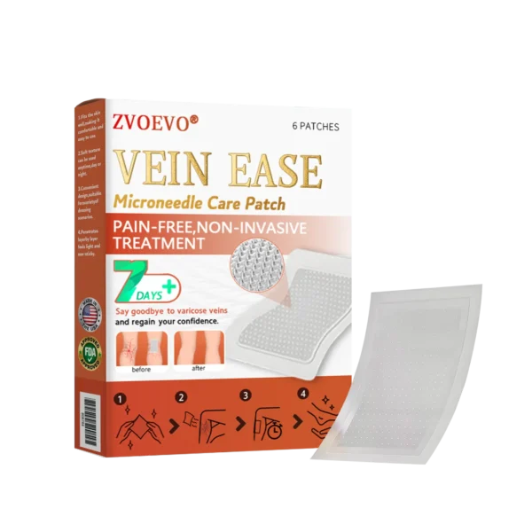 🎁💐Zvoevo® Vein Ease Microneedle Care Patch(For Spider Veins, Varicose Veins, Swelling & Leg Fatigue)