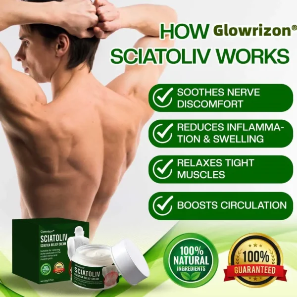 Glowrizon® Sciatoliv Sciatica Relief Cream