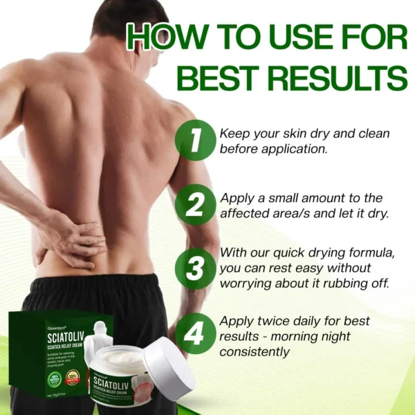 Glowrizon® Sciatoliv Sciatica Relief Cream