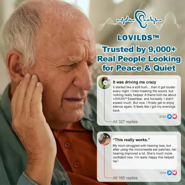 LOVILDS™ EaseHear Instant Hearing Support & Tinnitus Relief Patches