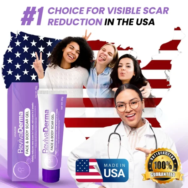 LOVILDS® RevivaDerma Face & Body Scar Gel
