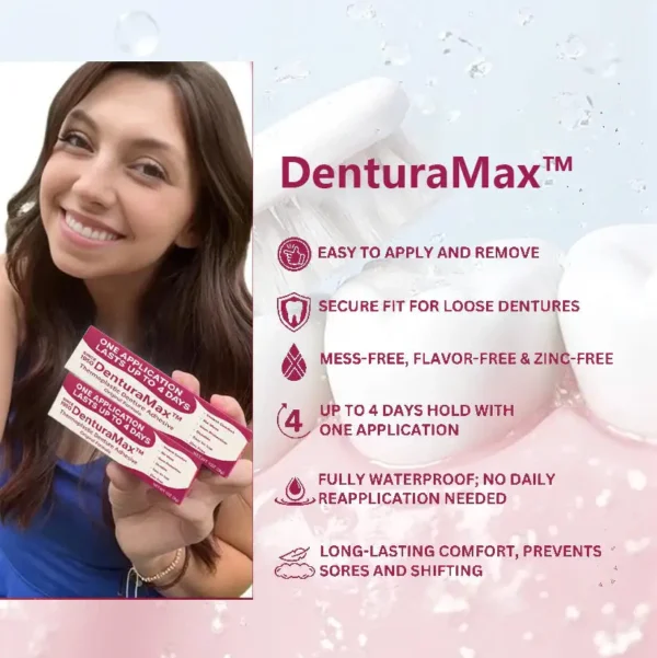 ⏰[Official Brand Store ] 🦷 DenturaMax™ Thermoplastic Denture Adhesive 👨‍⚕️
