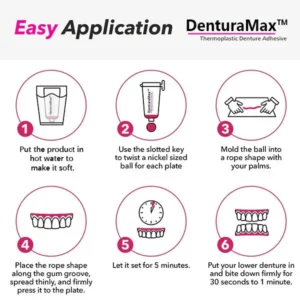 ⏰[Official Brand Store ] 🦷 DenturaMax™ Thermoplastic Denture Adhesive 👨‍⚕️
