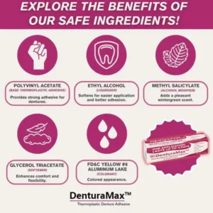 ⏰[Official Brand Store ] 🦷 DenturaMax™ Thermoplastic Denture Adhesive 👨‍⚕️