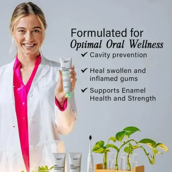 Fluoride-Free Nano Hydroxyapatite Toothpaste