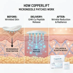 CopperLift Microneedle Eye Patches