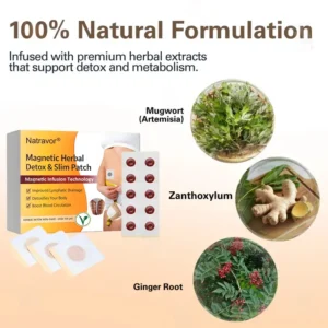 Natravor® Magnetic Herbal Detox & Slim Patch