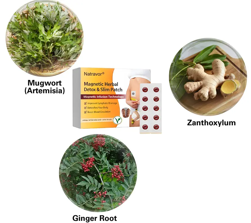 Natravor® Magnetic Herbal Detox & Slim Patch