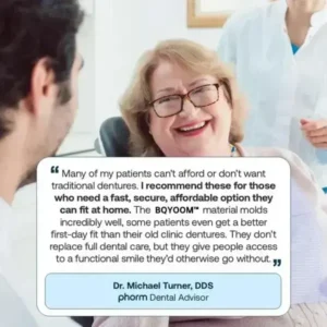 đEnds Today: 70% OFF! BQYOOM⢠Custom-Fit Full Functional DenturesMake you more confident