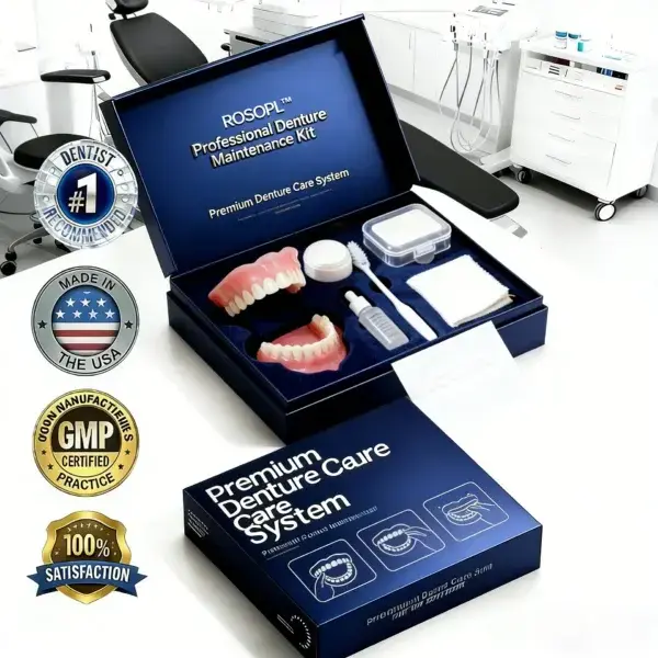 🔥🔥Ends Today: 70% OFF!🦷 ROSOPLTM Custom-Fit Full Functional Dentures Make you more confident