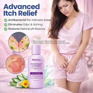 🛡️Medazy PH Intimate Cleanser – Say Goodbye to Odor & Itching 🚫 – Restore pH Balance ⚖️ & Fight Inflammation 🦠
