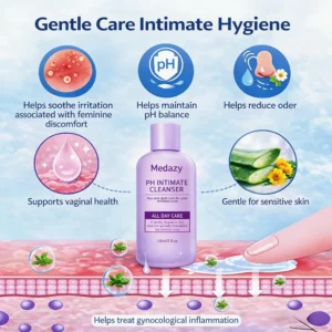 🛡️Medazy PH Intimate Cleanser – Say Goodbye to Odor & Itching 🚫 – Restore pH Balance ⚖️ & Fight Inflammation 🦠